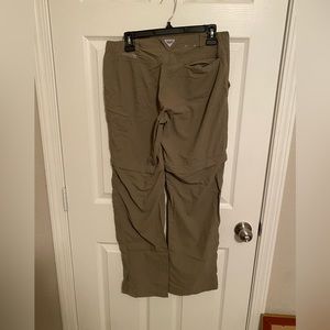 Columbia PFG omnishade zip off khaki pants
